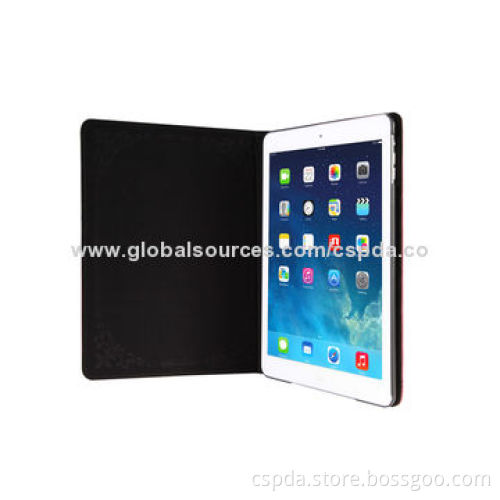 PU book style fashionable stand case cover for iPad air